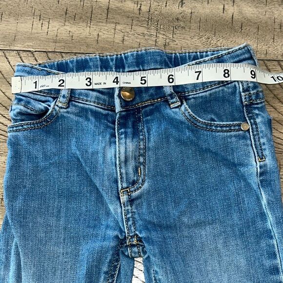 Jacadi Jeans 1 Denim 👖 & 1 Khaki Pants. 🇫🇷 Designer 🧑‍🎨 Cotton soft. Adj waists - Picture 11 of 17